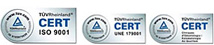Centro certificado con las normas de calidad: